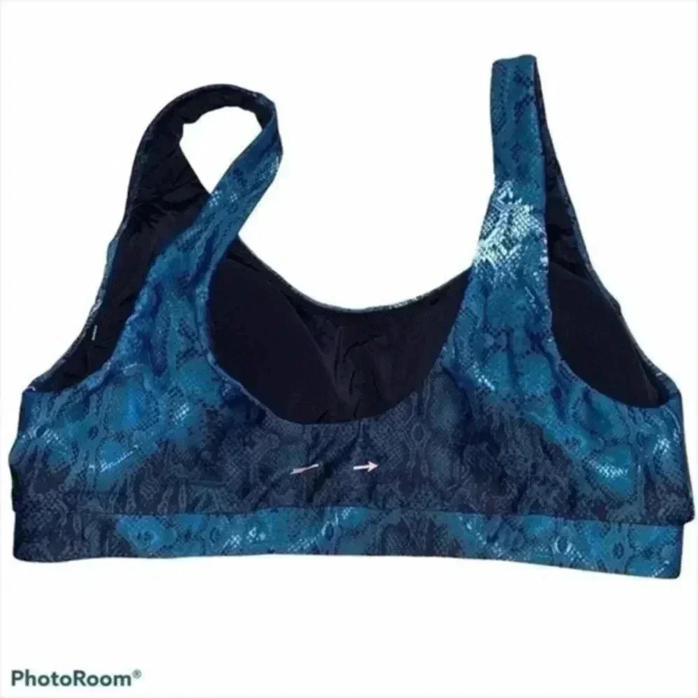 Anthropologie tie dye python sports bra Large - Picture 3 of 3